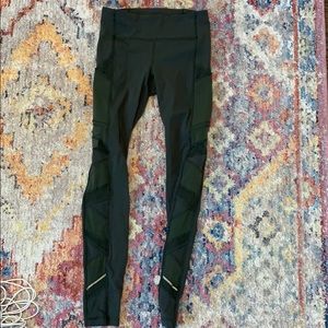 Lululemon Size 4 Army Green Leggings